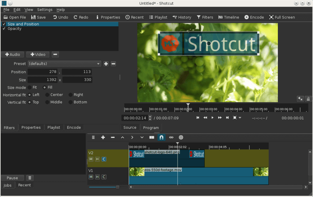 برنامج ShotCut