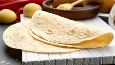 طريقة عمل خبز التورتيلا للشاورما والوجبات الأخرى