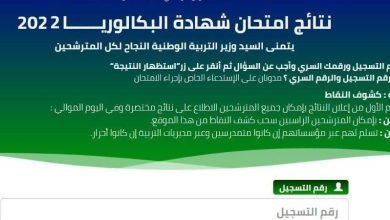نسبة النجاح في البكالوريا 2022 بالجزائر