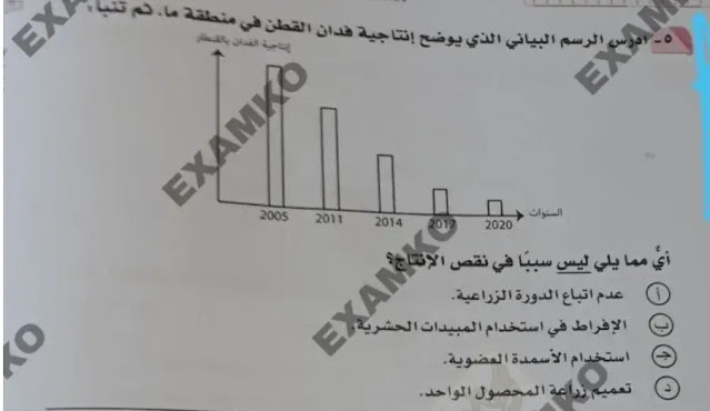 إجابات امتحان الجيولوجيا 2022 لمرحلة الثانوية العامة بمصر