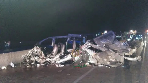 فيديو حادث مرور في قصر البخاري