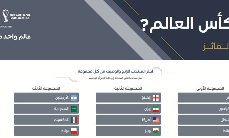 رابط توقعات كاس العالم 2022 من سيربح ؟