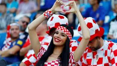 شاهد صور اجمل مشجعات كرواتيا في كاس العالم 2022