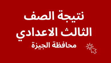 نتيجة محافظة الجيزة الشهادة الإعدادية 2023 عبر بوابة التعليم الأساسي