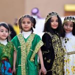 لبس شعبي سعودي في يوم التاسيس