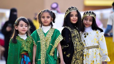 لبس شعبي سعودي في يوم التاسيس
