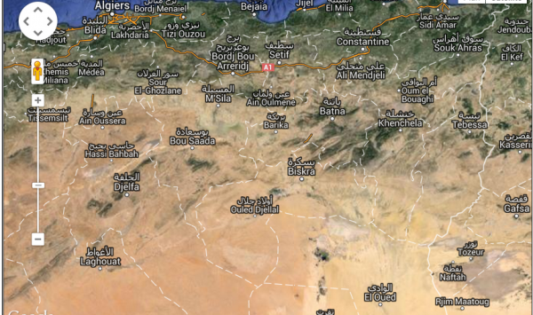 موقع رصد خريطة مناطق الزلازل في الجزائر