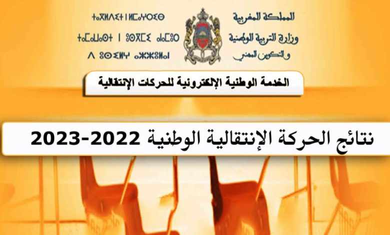 نتائج الحركة الانتقالية للمديرين 2023 في المغرب