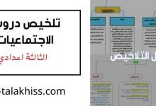 دروس الاجتماعيات للسنة الثالثة إعدادي الدورة الثانية على شكل خطاطات pdf