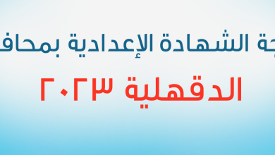 موعد ظهور نتيجة الشهادة الإعدادية 2023 في محافظة الدقهلية