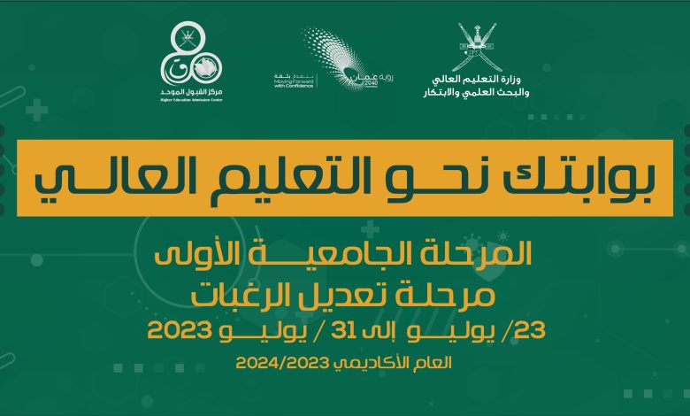 دليل الطالب 2023 2024 القبول الموحد في سلطنة عمان www.heac.gov.om