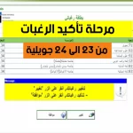 تاكيد الرغبات الجامعية 2023 في الجزائر