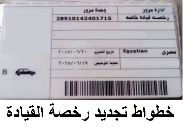 تجديد رخصة القيادة الشخصية فوري في مصر