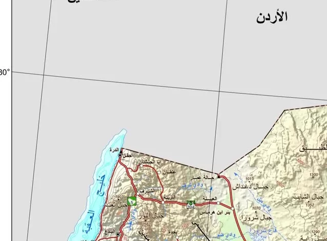 شاهد: خريطة السعودية الجديدة بدون "إسرائيل"