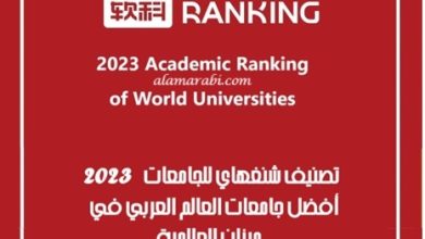 تصنيف شنغهاي للجامعات 2023