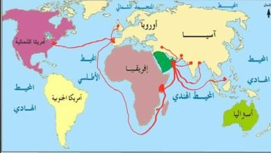 يربط مضيق هرمز الخليج العربي بالمحيط الهندي . الهادي . الأطلسي