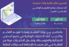 رابط اختبار نافس للمرحلة الابتدائية والمتوسطة 2022