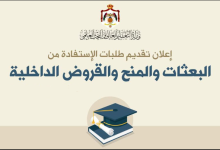 رابط تقديم المنح والقروض الجامعية 2022 في الاردن