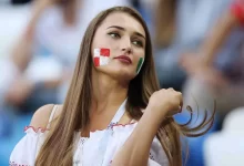 شاهد: المشجعة الكرواتية الشهيرة إيفانا نول في استاد البيت خلال مباراة المغرب وكرواتيا