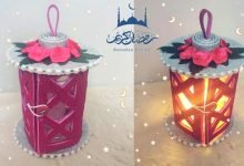 طريقة عمل فانوس رمضان بالزجاج البلاستيك