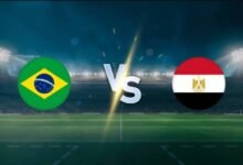 القنوات الناقلة لمباراة مصر والبرازيل